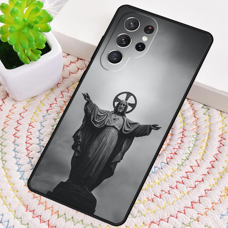 Силиконовый чехол для телефона с принтом Иисуса Для Samsung Galaxy note 10 pro S26 S25 S24 S23 S22 S21 Plus S25Ultra Capa Cover