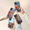 Z-Зверополис-a 2 Чехол для телефона For IPhone 16 15 14 13 12 11 Pro Max Plus X XS MAX Черный Матовый Чехол для телефона