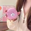 Медведь Jiyi сумка для airpods4 apple bluetooth беспроводная гарнитура чехол 1/2/3 поколение pro2 силикон креативный