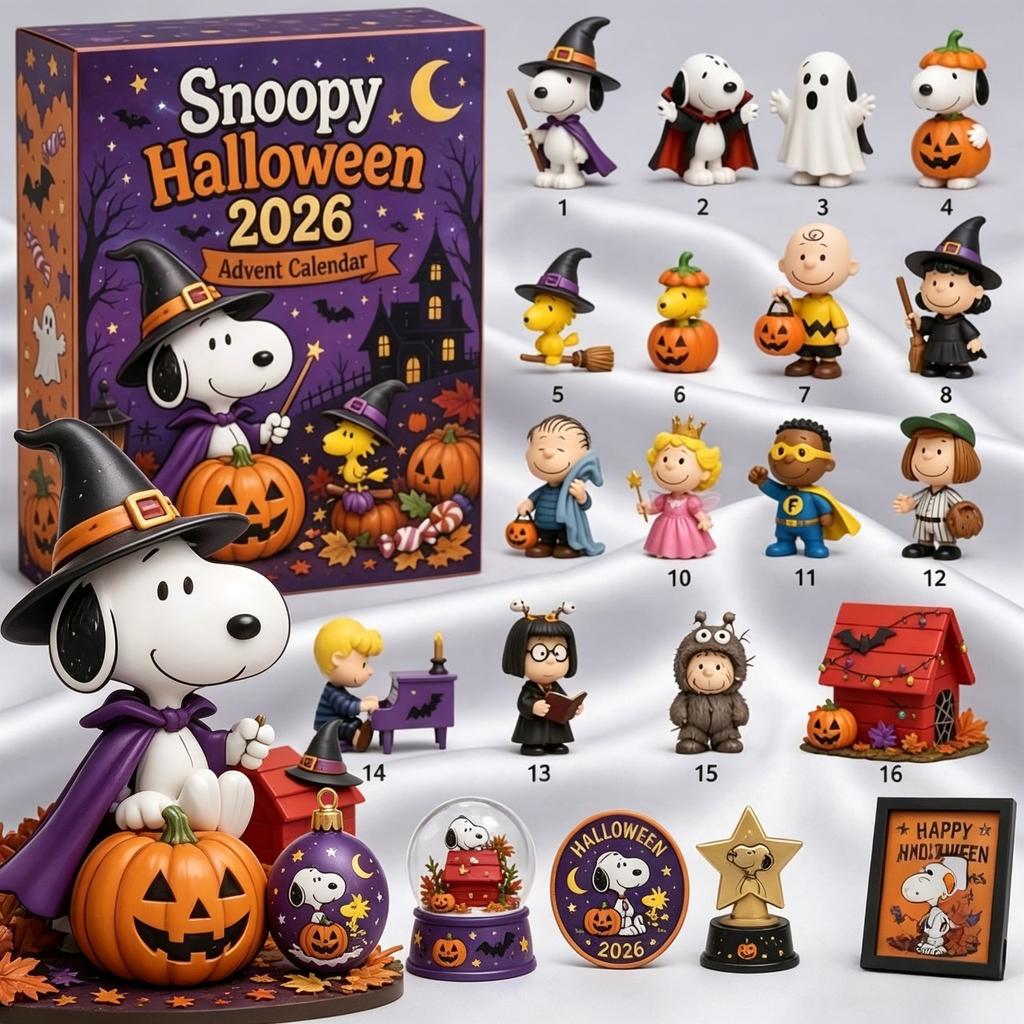 Halloween Countdown Calendar Mystery Box—a 24-Day Surprise Gift Set, the perfect holiday countdown gift for kids and collectors