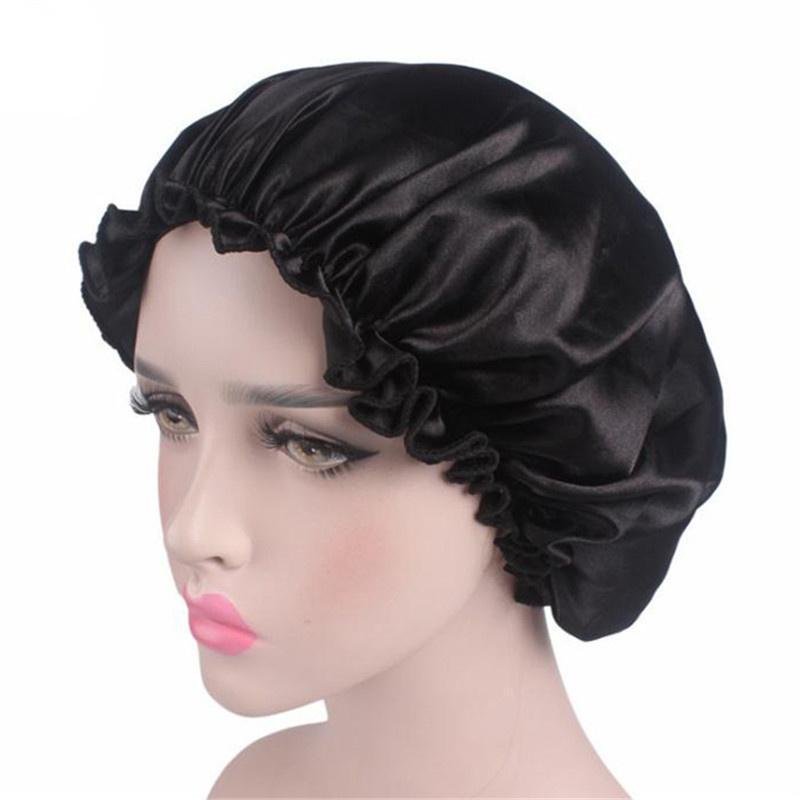 Женская атласная шапочка для ухода за длинными волосами, обработанная кокосовым маслом для женщин