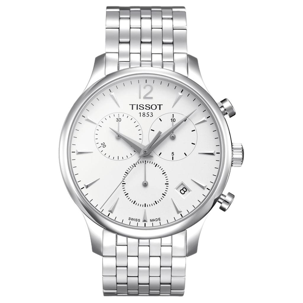 Tissot Коллекция Junya Мужские кварцевые часы Часы 42 мм Белый циферблат Корпус из нержавеющей стали T063.617.11.037.00