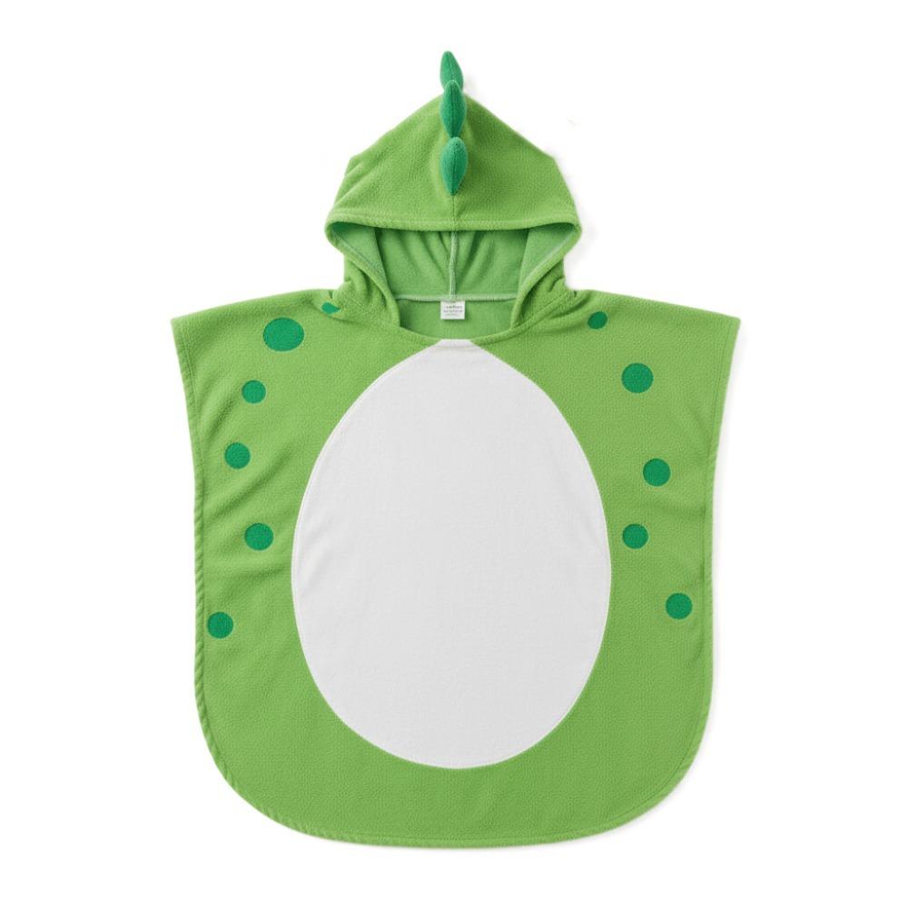 Теплое Однослойное Банное Полотенце Мультяшный Мягкий Девочки Халат с Капюшоном Полотенце для Плавания Накидка для Душа Детский Халат с Динозавром Банный