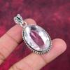 Подвеска из розового кунцита, 925 пробы, кулон из чистого серебра, ювелирные изделия ручной работы с драгоценными камнями, подарки для жены, абсолютно новый кулон
