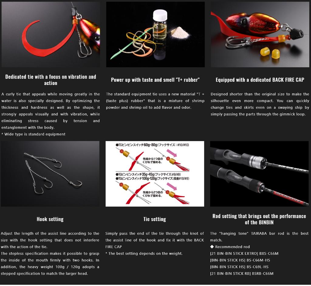 Jackall Переключатель Bin Bin TG Tungsten 120 грамм Keimura Sapphire (5076)