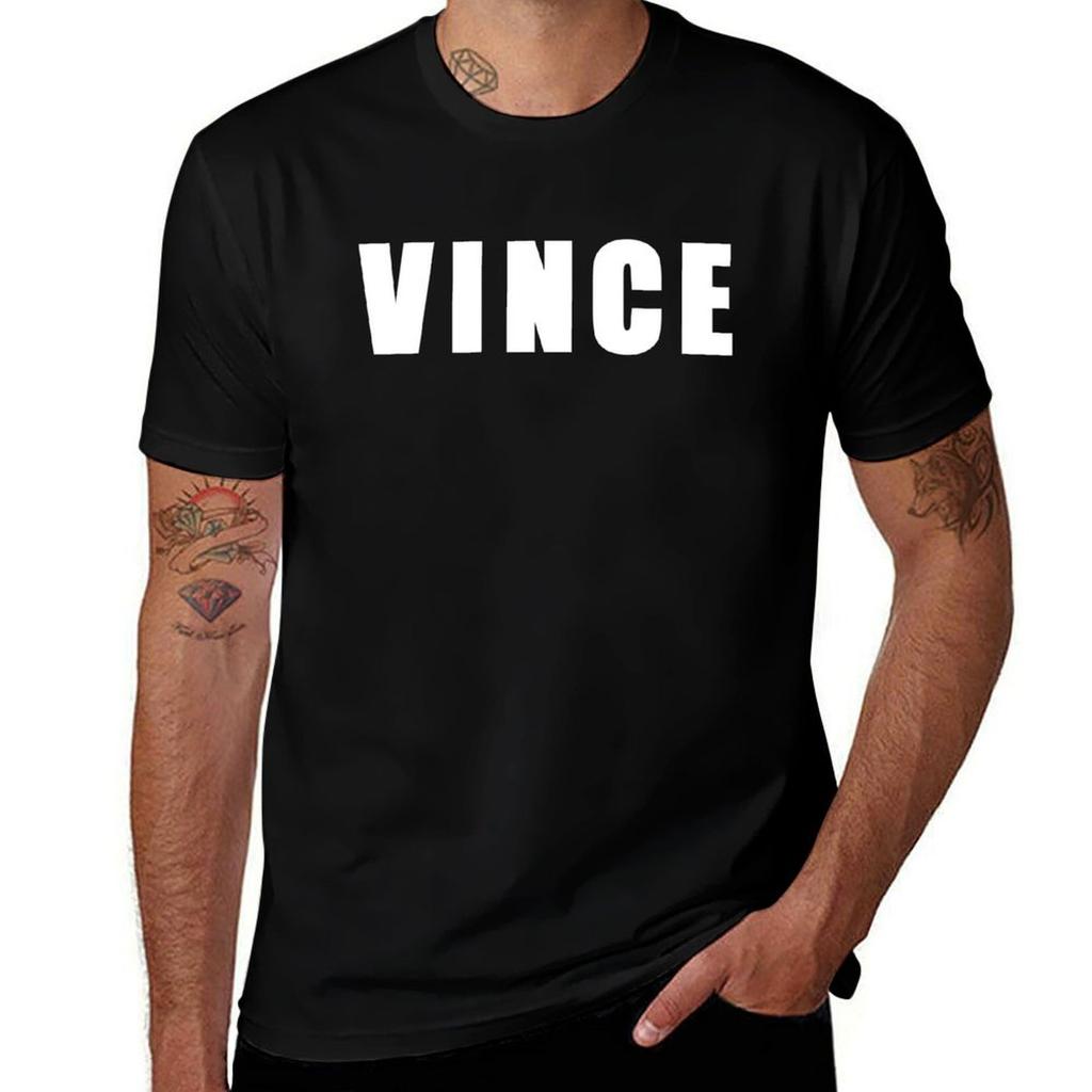 Vince The Color of Money Tom Cruise T-Shirt Man T Shirt Heavy Cotton Black Cotton T-shirt Plain for Man Package T-Shirt
