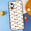 Мультяшная такса Для Realme 11 10 12 13 14 Pro Plus GT 5 6 6T GT7 Pro C61 C53 C51 C21Y C25S C55 C67 C75 Чехол