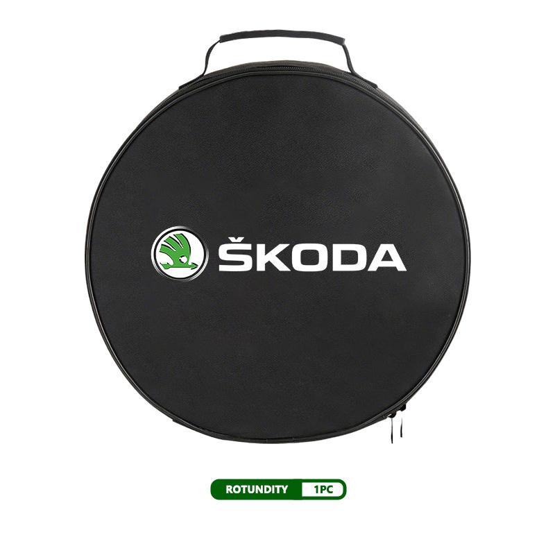 AAABR1 Car Charging Cable Rechargeable Gun Storage Bag For Skoda Octavia A5 A7 RS Fabia Superb Rapid Karoq