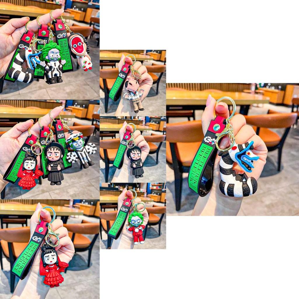 Charming Cartoon Bubble Mart Keychain Unique Gift For Halloween And Special Occasions