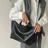 New Lazy French Niche Tote Bag Hand-held Large Capacity Cowhide High-end Commuting Simple Shoulder Bag
