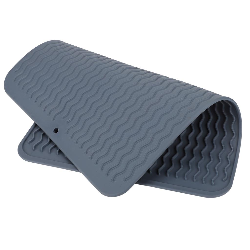 Коврик для сушки посуды Мягкий Гибкий Резиновый Термостойкий Нескользящий Не содержит БФА Экологичный Широкое применение Подушечка для сушки посуды