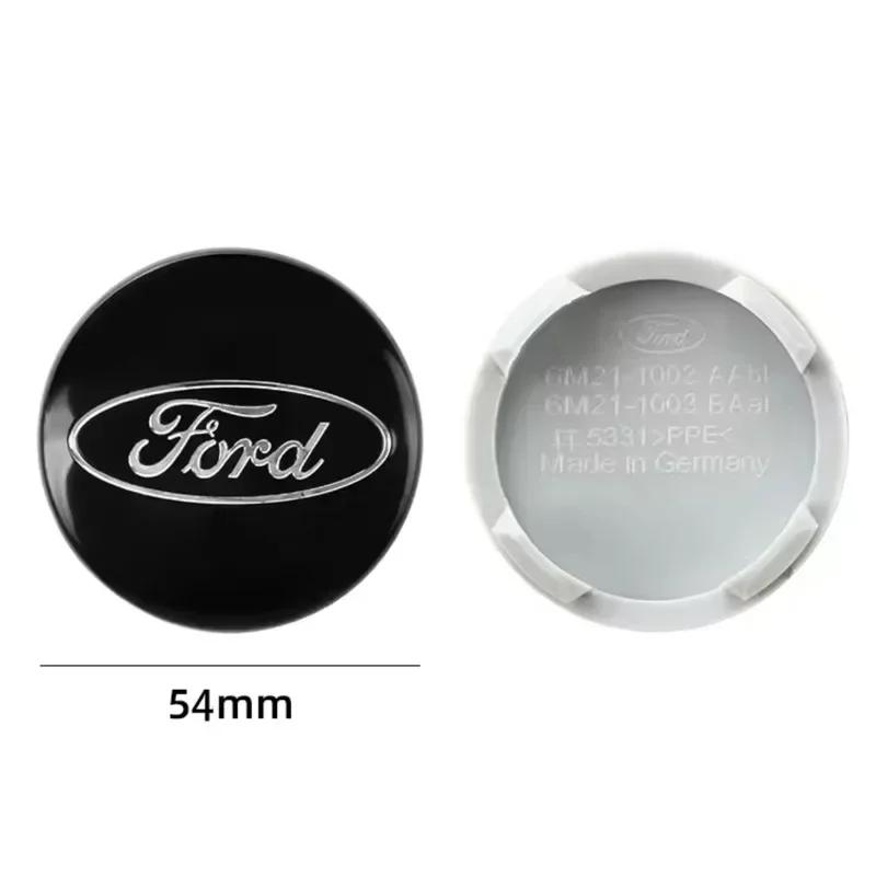 Заглушки центральных отверстий колес Ford 54 мм - Комплект из 4 штук для Focus MK2 и Fiesta