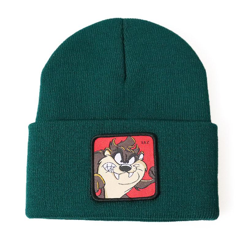 Animal Whirlwind Dog Tez TAZ Knitted hat, woolen hat, hip-hop ski pullover hat