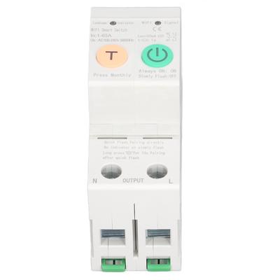 Параметры WiFi Автоматического выключателя Регулируемая защита от утечки Отображение данных Дистанционное управление Автоматический выключатель AC100-240V 2P