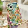 Phone Case: 2D flat, suitable for iPhone 18 17 16 15 14 13 12 Pro, Mushroom Forest in the Rain, perfect Christmas and Halloween festival gift