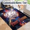 Custom Text Printed Rug LOSC Lille Non Slip Floor Carpet For Home Room Decor