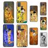 Чехол Kiss By Gustav Klimt Design для Motorola Moto EDGE 20pro 20lite E6 E7 G STYLUS GPLAY GPOWER G 5G PLUS G30 G100 Funda Coque