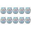 10pcs Anti Collision Alert Stickers Bird Repellent Film Bird Reflective Window Stickers Anti Bird