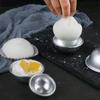 Bomb Mold Daifuku Dessert Pan Tin Baking Mochi Mold Snowball 3D Aluminum Ball Cake Pastry Mould