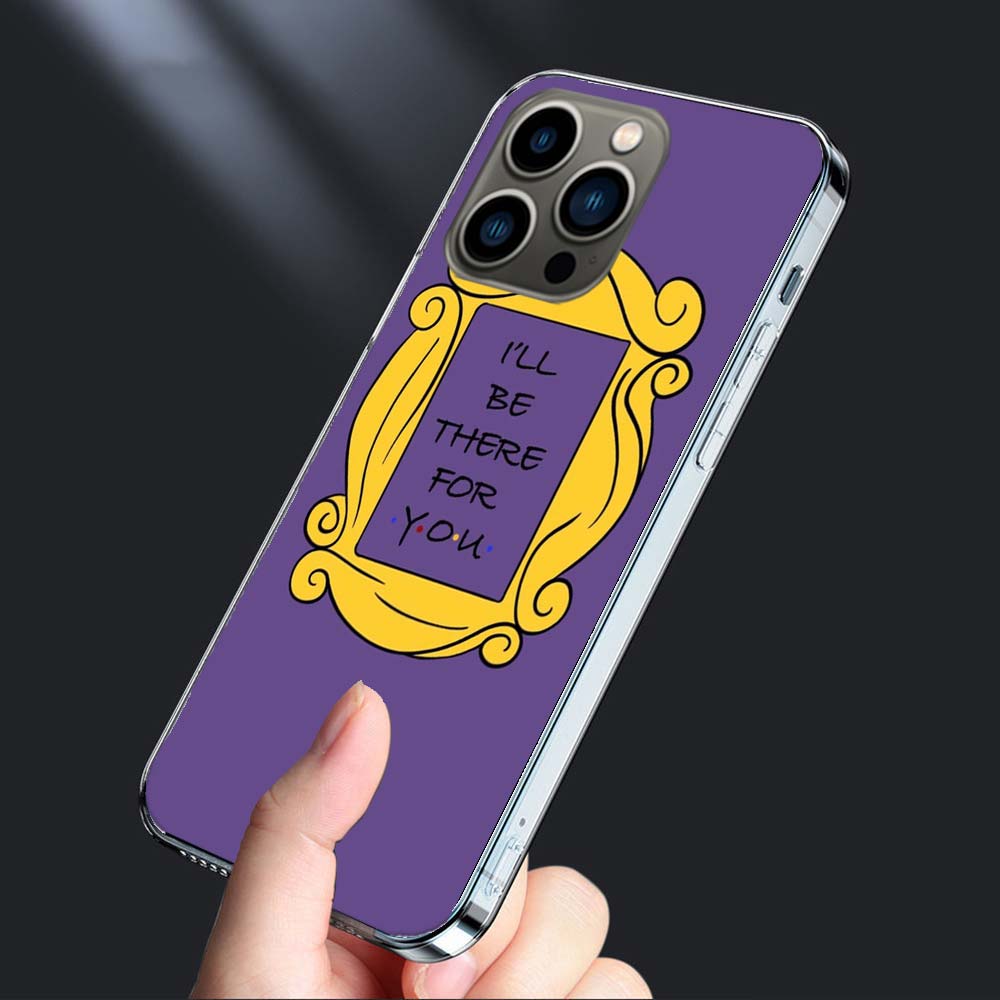 Friends TV Show Purple Door Phone Case For Iphone 16 15+ Pro Max 17 Air Capa 14 Plus 16E 13 Pro 12 Mini 11