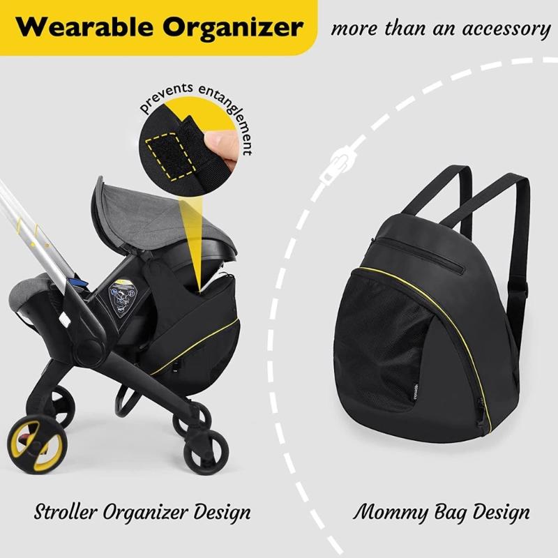 Portable 2 In 1 Strollers Hanging Bag Mom Backpack for Foofoo Oxford Organiser Travel Case