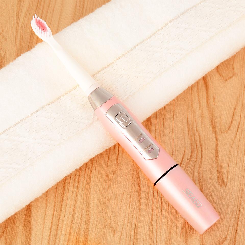 Электрическая зубная щетка Sonic Smart Chip, высококачественная сменная головка зубной щетки, отбеливающая щетка для здоровых зубов, лучший подарок!