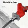 3000 об/мин Ручная пила Сабельная пила Многофункциональная пила Аккумуляторная возвратно-поступательная пила для резки металла дерева труб Пила с набором из 4 лезвий 88VF