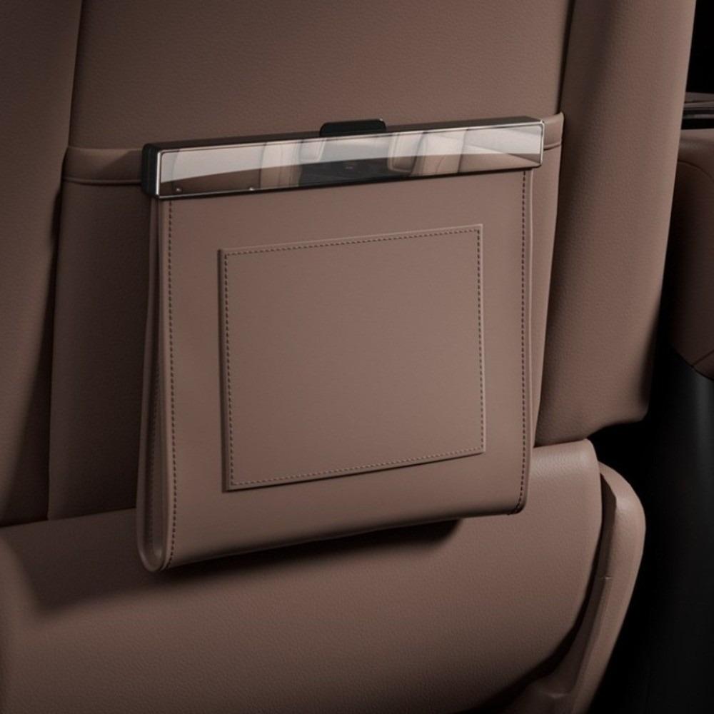 Storage Pocket Car Garbage Bag Waterproof Seat Hanging Trash Can Car Interior Supplies