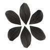 100 Cut Feathers - Black 6 Cm