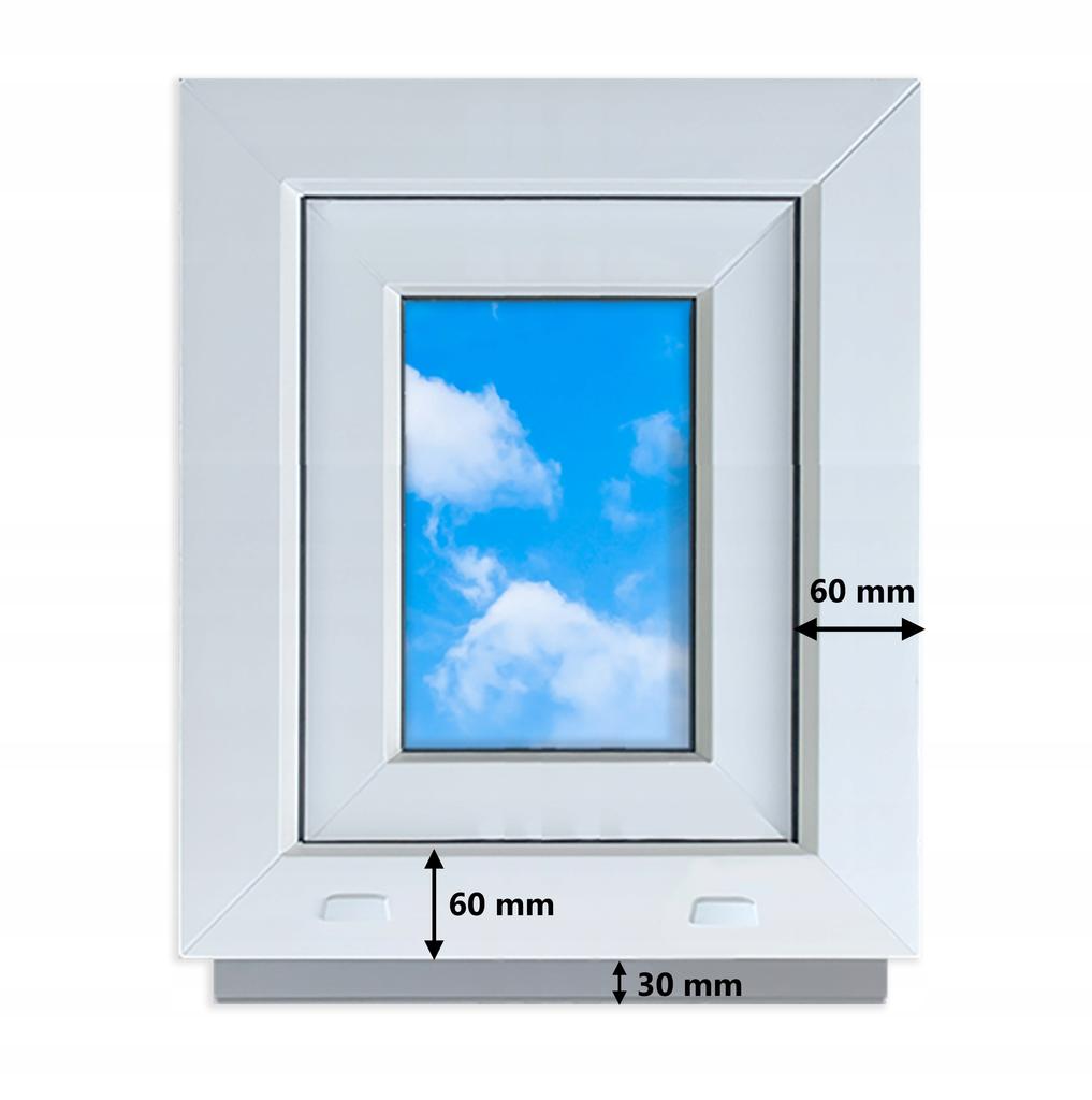 Pvc Window Golden Oak 50X60 Right New 500X600 Mm Tilt And Turn Double-Glazed