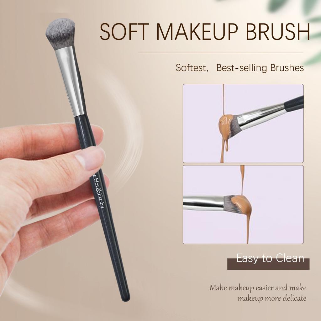 Тонкая кисть для лица, маскирует и подчеркивает недостатки под глазами, кисть для макияжа, кисть для консилера