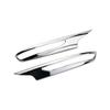 2pcs ABS Chrome Car Rear View Eyebrow Side Mirror Cover Stick Trim Frame Lamp for Renault Koleos 2017 2018 2019 2020 2025 Acc