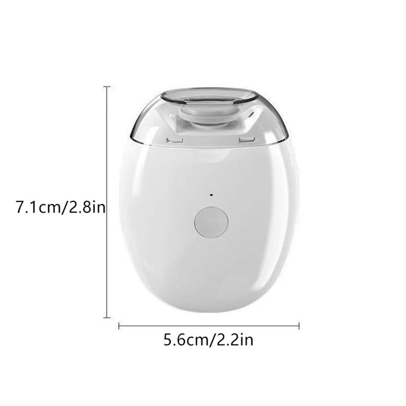 2 in 1 Electric Nail Clipper Grinder with Bright LED Light Automatic Nail Trimmer for Effortless Grooming