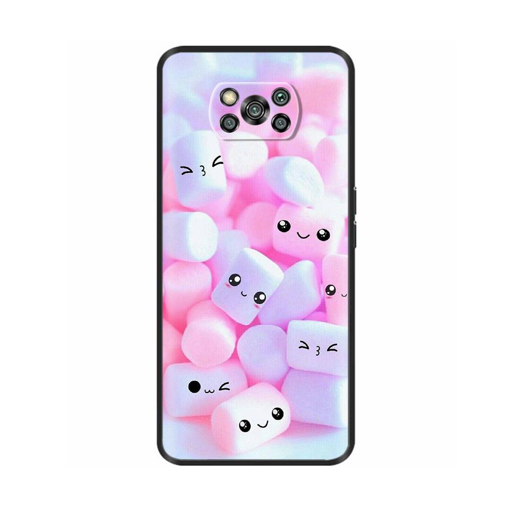 Чехол для Xiaomi Poco X3 Pro Мягкий силиконовый Черный Чехол для телефона для Poco X3 NFC Чехол для Poco X 3 NFC PocoX3 Pro ТПУ Capa Funda