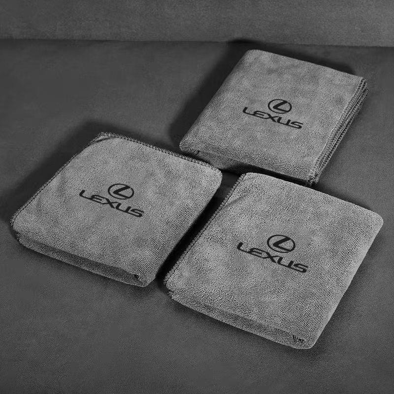 Микрофибровая полотенце с логотипом автомобиля Полотенца для мойки, чистки и сушки автомобиля Ткань для Lexus F SPORT ES RX NX LS UX LM LX GX LC RZ IS CT LBX IS300