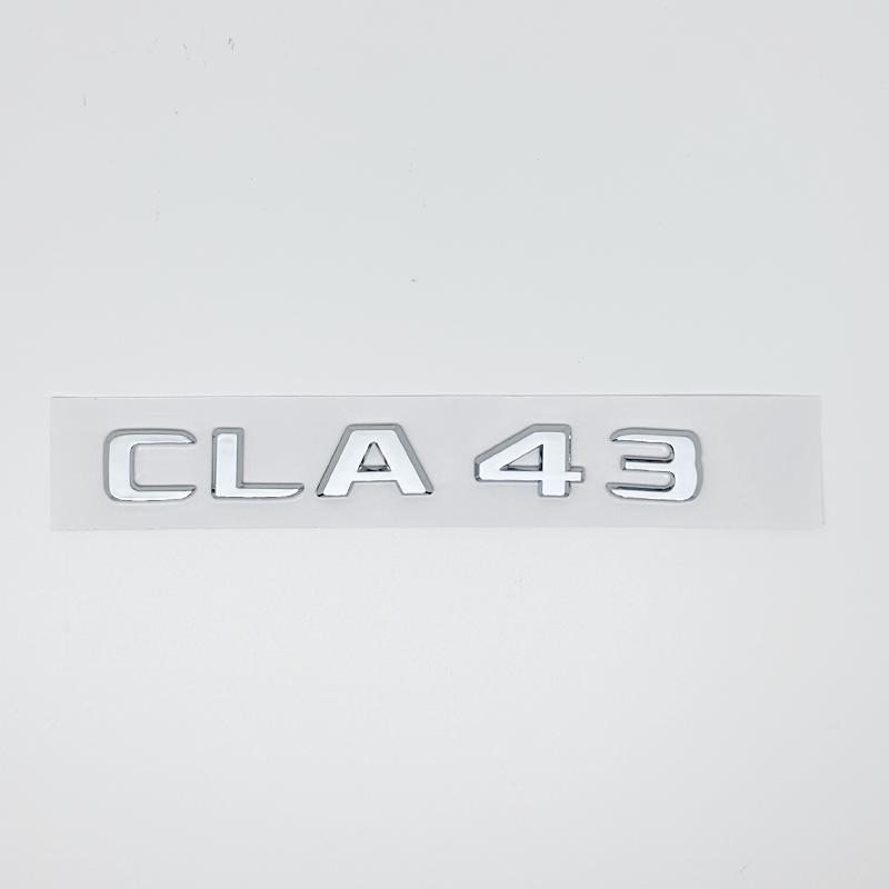 Car Trunk Letters Logo Emblem Badge Decals Sticker For Mercedes Benz CLA Class CLA35 CLA45 CLA260 CLA200 CLA180 CLA250 CLA220 IZ4