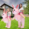 Easter Bunny Ride On Inflatable Costume