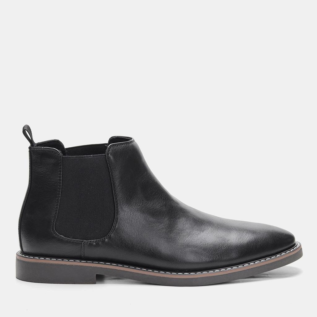 HECRAFTED SHOES/ Зимние мужские ботинки из искусственной кожи