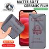 Для iPhone 16 15 14 13 12 mini 11 Pro Max X XS Max XR 8 7 6 6s Plus SE 2020 матовая гибкая керамическая защитная пленка для экрана