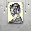 Никола Тесла Винтажная жестяная табличка Декор дома Настенный декор Искусство Настенный гобелен Украшение комнаты Декор Ретро Металлическая табличка Барные плакаты