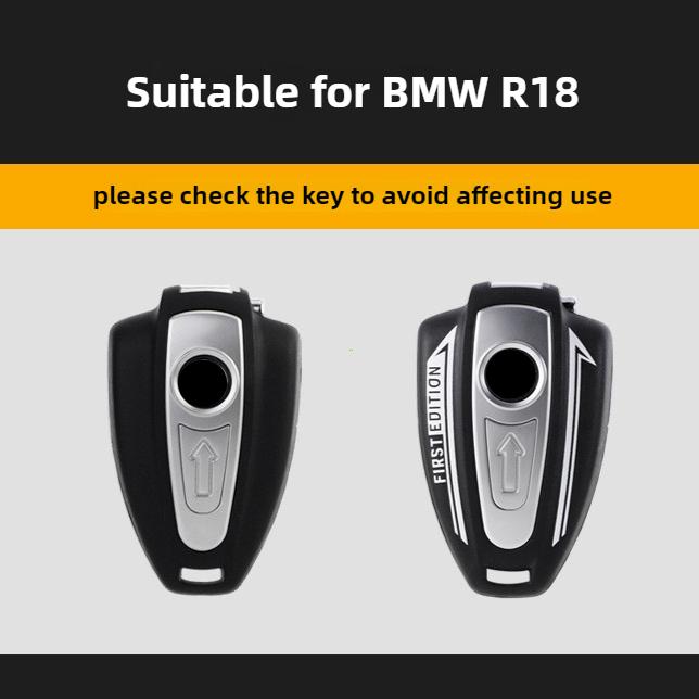 Настоящая кожаная ключница для Bmw R 18 Classic 100 Years R18B R18 B R18 R18B R18Tc R1 Roctane Мотоциклетная ключница Чехол Брелок