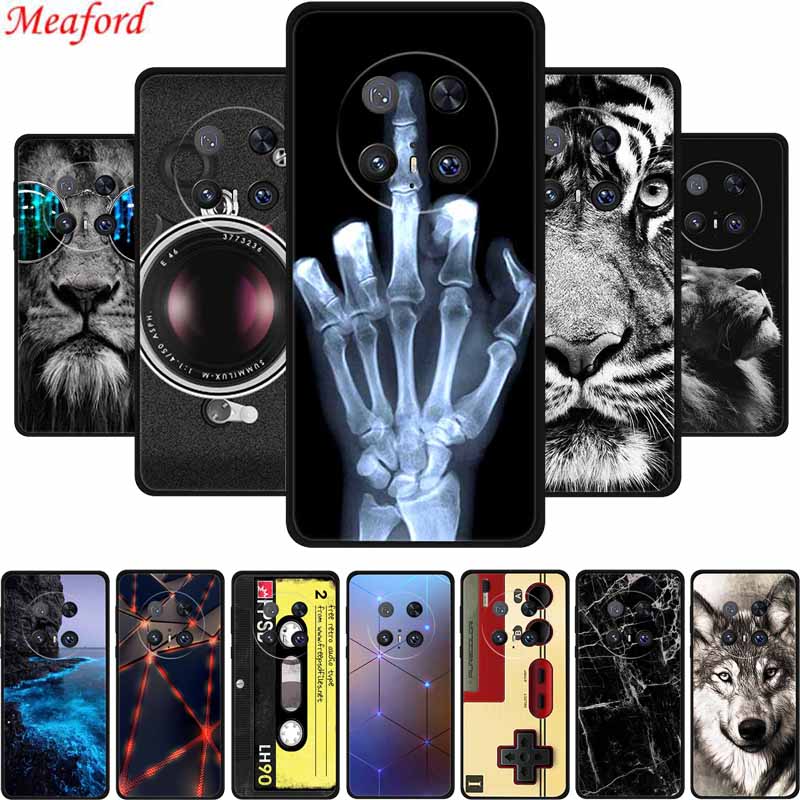 Чехол для Huawei Mate 70 Pro 5G Mate70 Pro Черный Силиконовый Мягкий Задний Чехол для Телефона Huawei Mate 70 Pro Plus 6.9" Funda