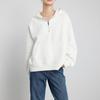 Half-zip Sweater for Women, American Vintage Air Layer Top, Autumn Hooded Loose Coat