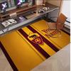 Personalized Crystal Velvet Carpet AS Roma FC Pattern Non Slip Floor Rug