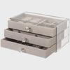 Acrylic Drawer Jewelry Storage Box for Earrings, Rings, Necklaces, Bracelets & Accessories