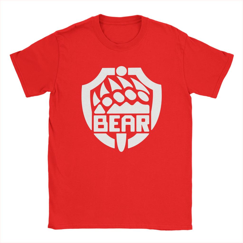 Escape from Tarkov Логотип BEAR Унисекс Футболка Винтажная Футболка с коротким рукавом Футболки с круглым вырезом 100% Хлопок Идея для подарка Одежда