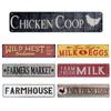 Chick Inn Metal Sign, Chicken Coop Metal Aluminum Sign, Vintage Signs Aluminum Sign for Kitchen Home Garden Wall Bar Cafe Decor