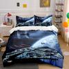 Spaceship and planet design. Bedding sets Duvet cover sets Duvet covers Pillowcases(1 * Duvet Cover 2 * Pillowcases without duvet insert)