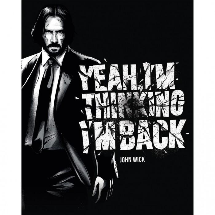 John Wick Yeah IÂ´m Thinking IÂ´m Back Wide Canvas Print