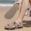 Men Sandals 2025 Summer Leisure Outdoor Beach Shoes Male Holiday Slippers Retro Comfortable Casual Sandals Bathroom Men Slippers